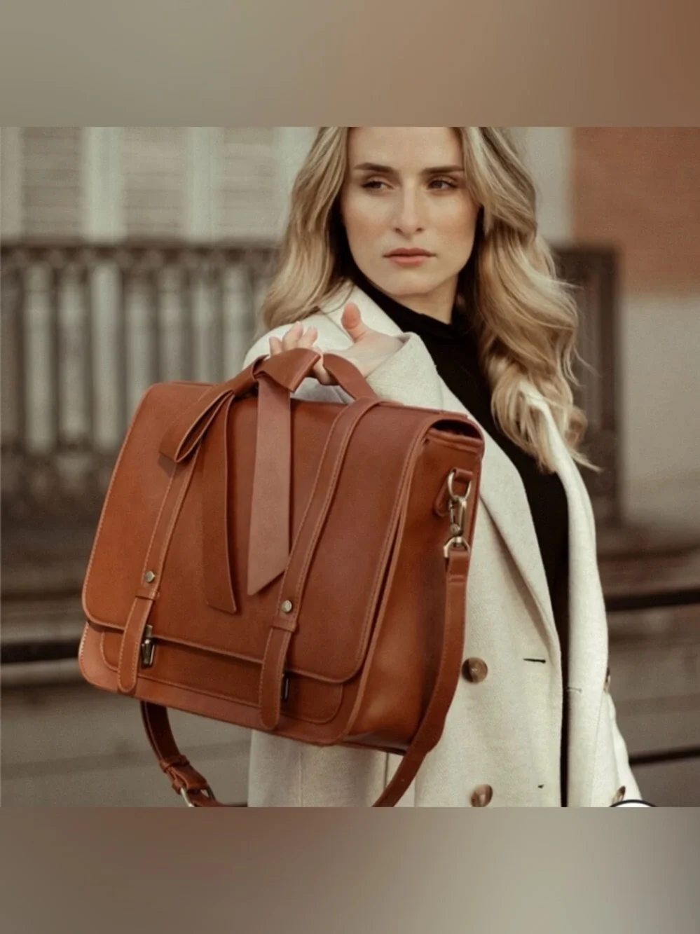 Ecosusi detachable bow briefcase NWT